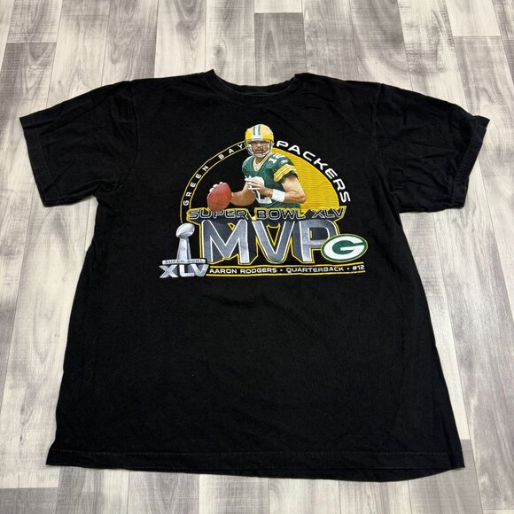 ✅Lot (9) Mens XL Green Bay Packers Graphic T-Shirts Rodgers Favre Super Bowl MVP - Picture 12 of 16
